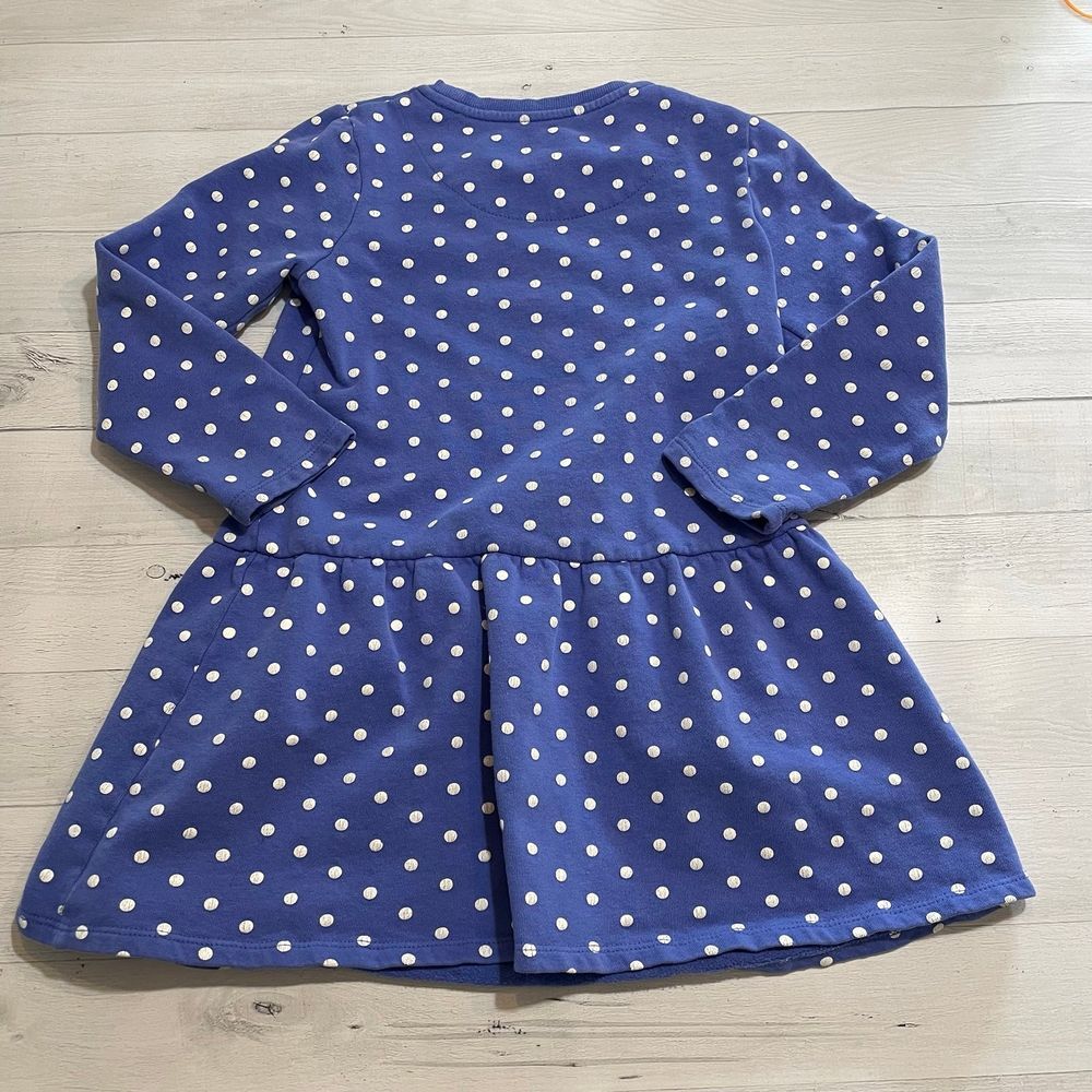 Mini boden girls polka dot long sleeve‎ dress 7/8 - Picture 5 of 5